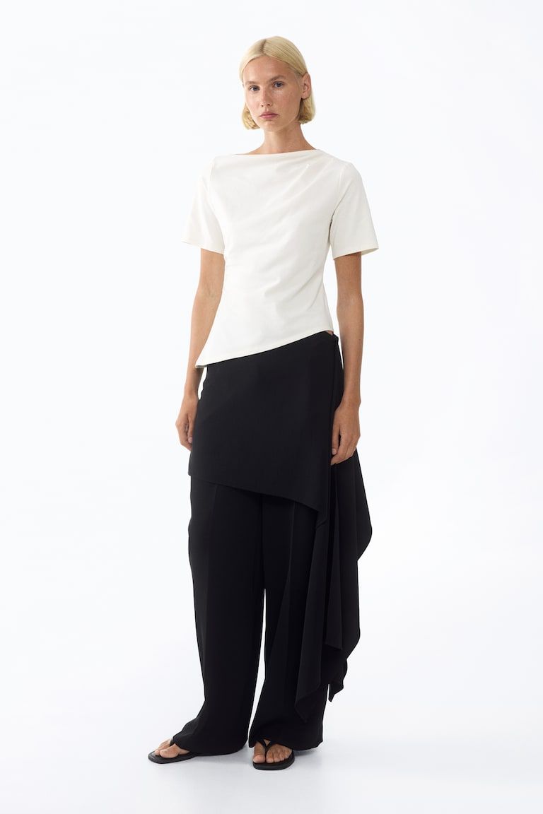 Draped Asymmetric Top