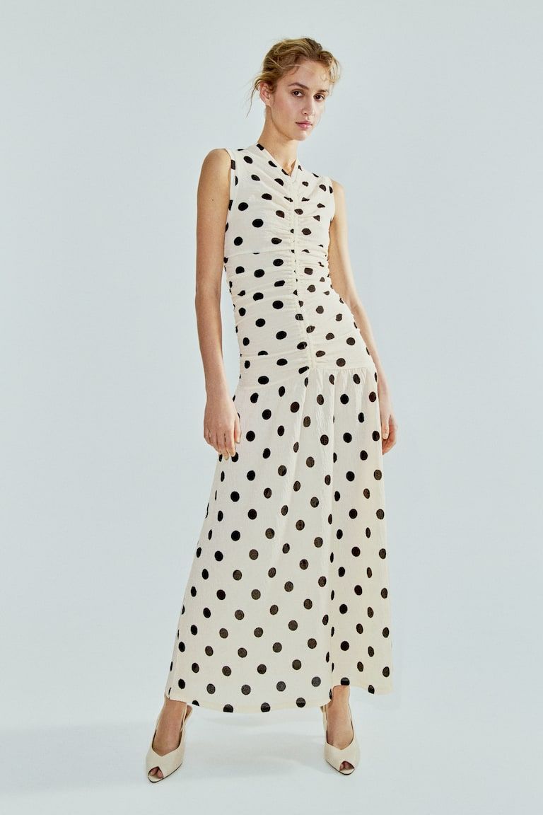 Draped Jersey Dress