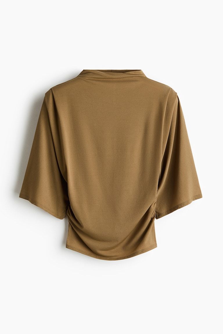 Draped Jersey Top