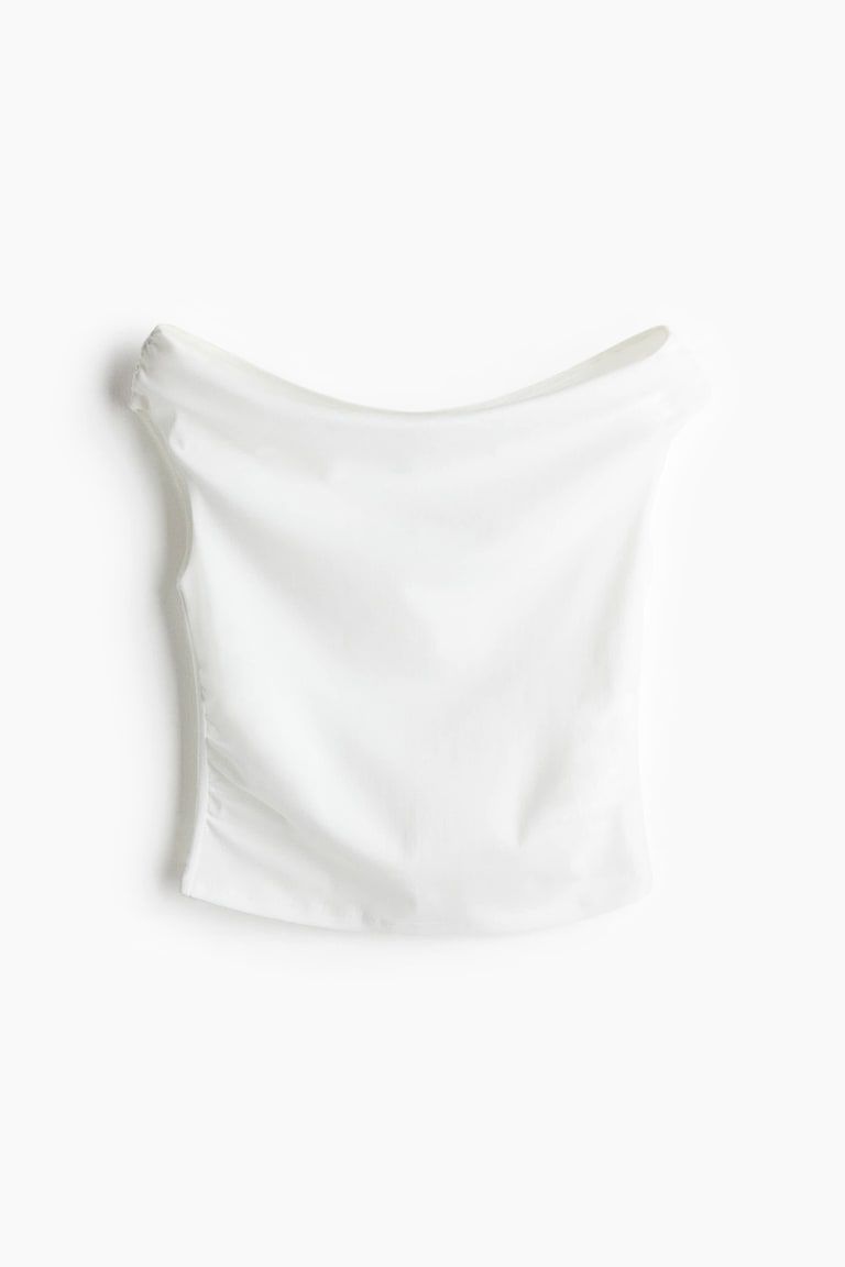 Draped Off-the-Shoulder Top