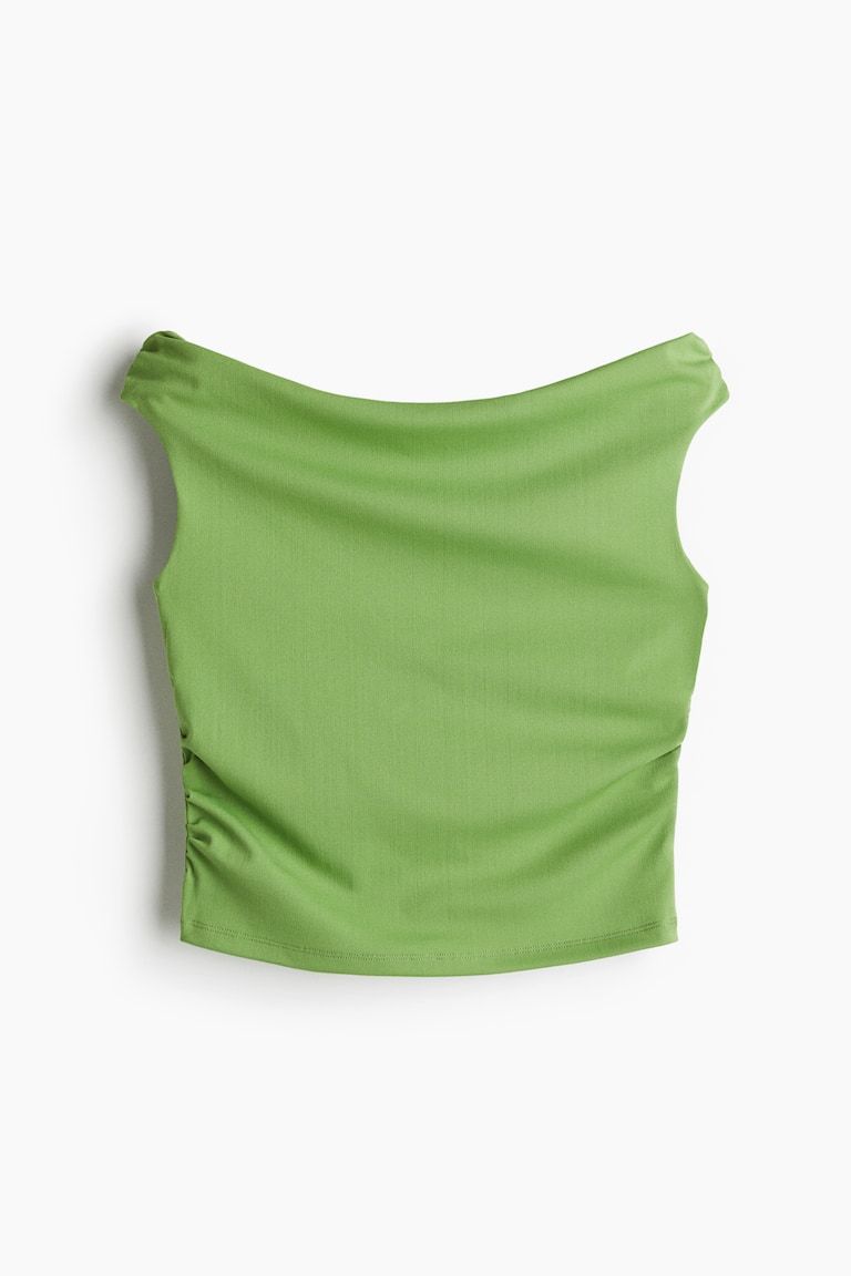 Draped Off-the-Shoulder Top