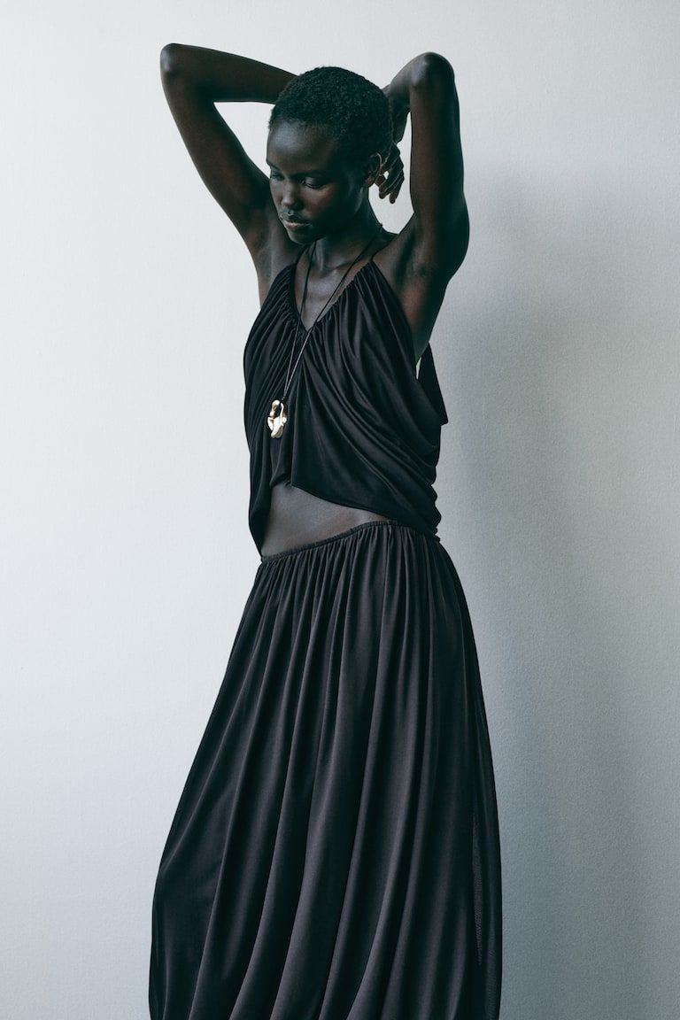 Draped Strappy Top