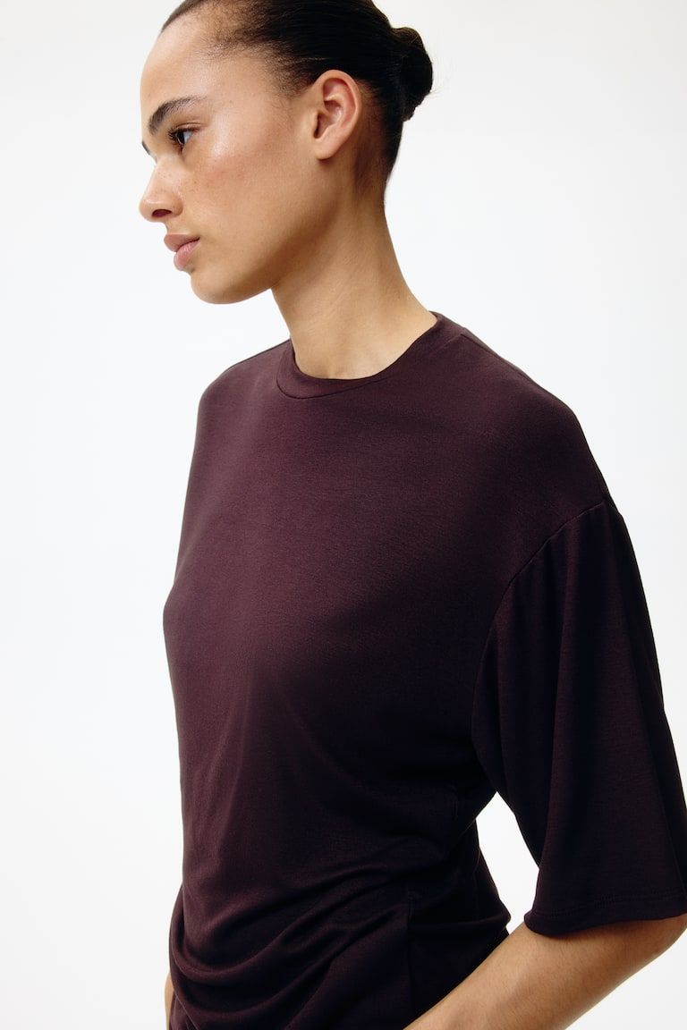 Draped Viscose Top