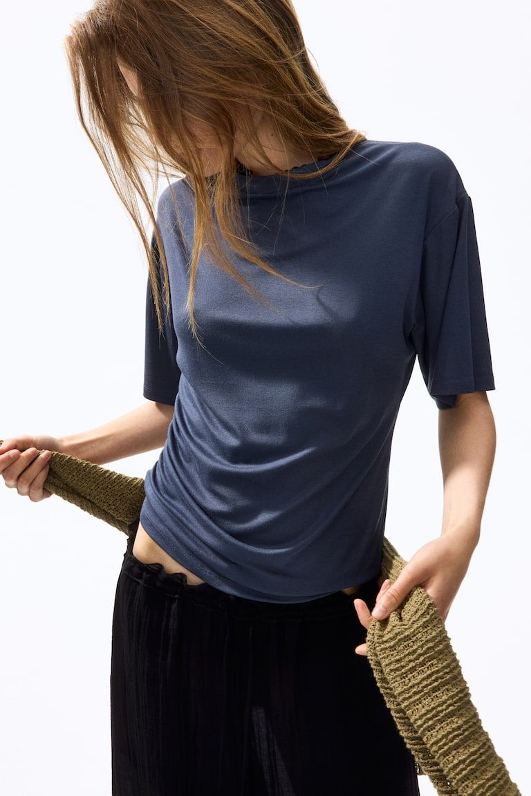 Draped Viscose Top
