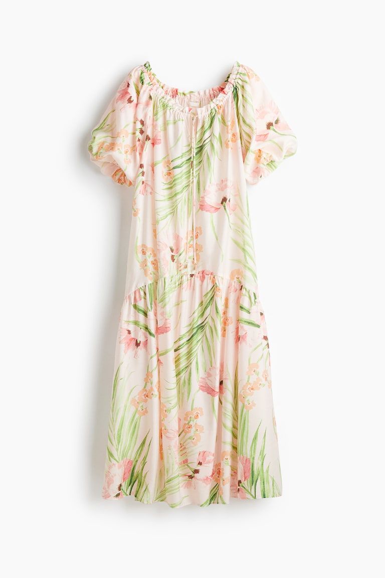 Drawstring-Detail Dress