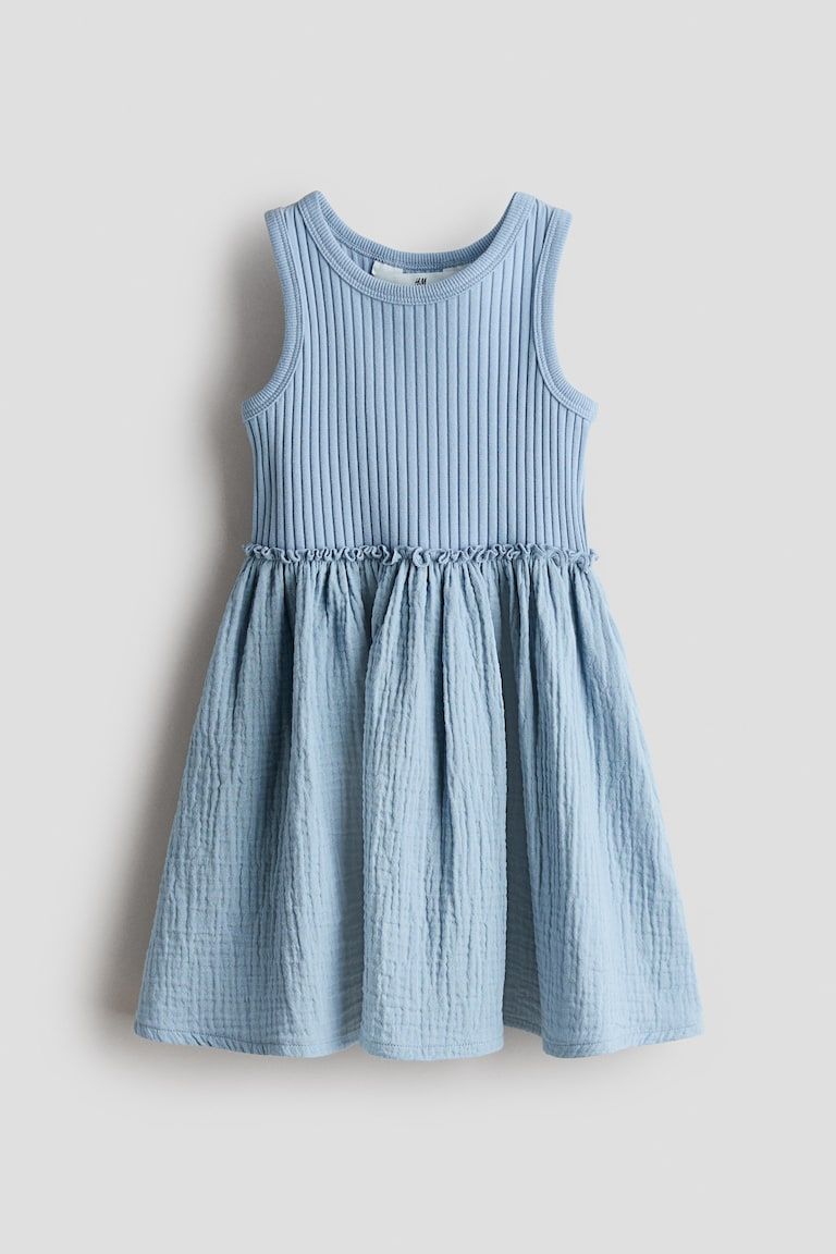 Dress with Muslin Skirt