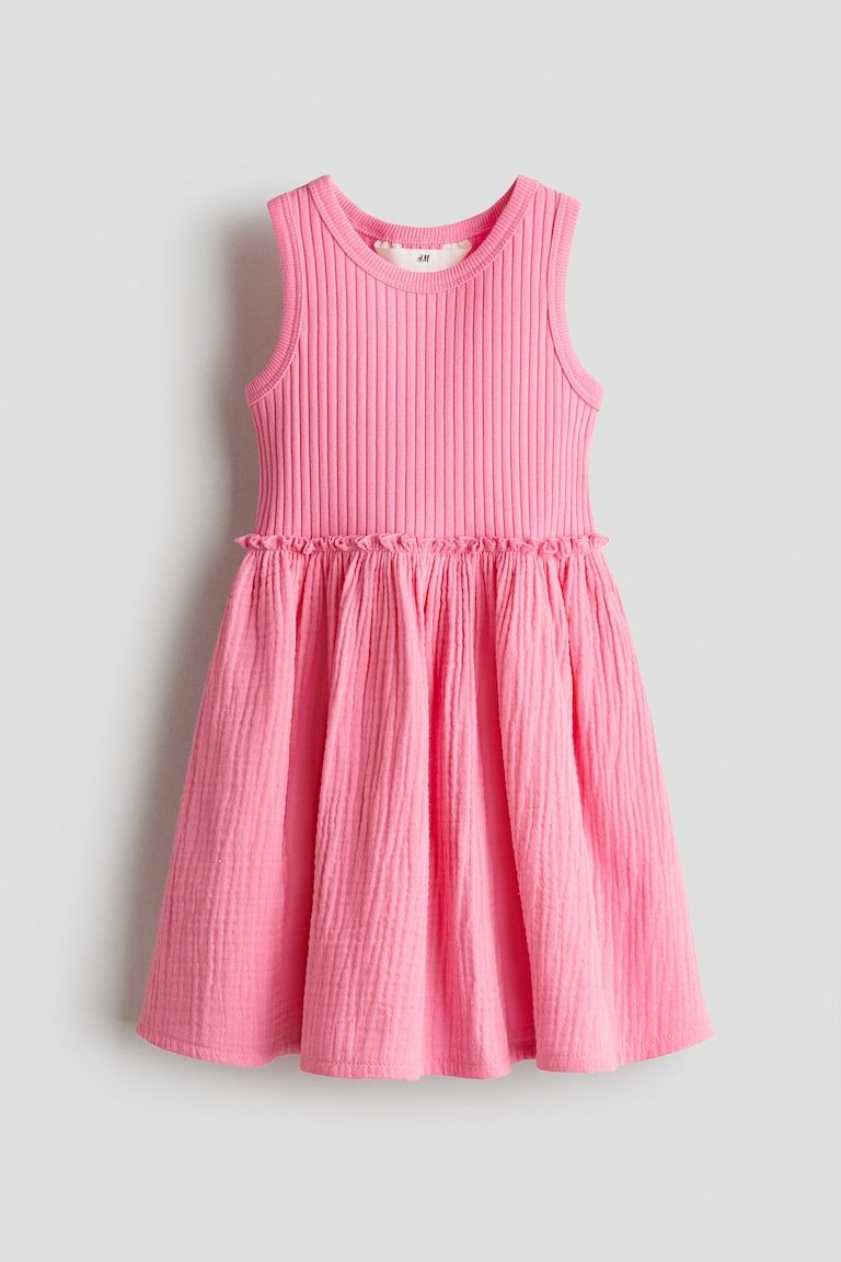 Dress with Muslin Skirt