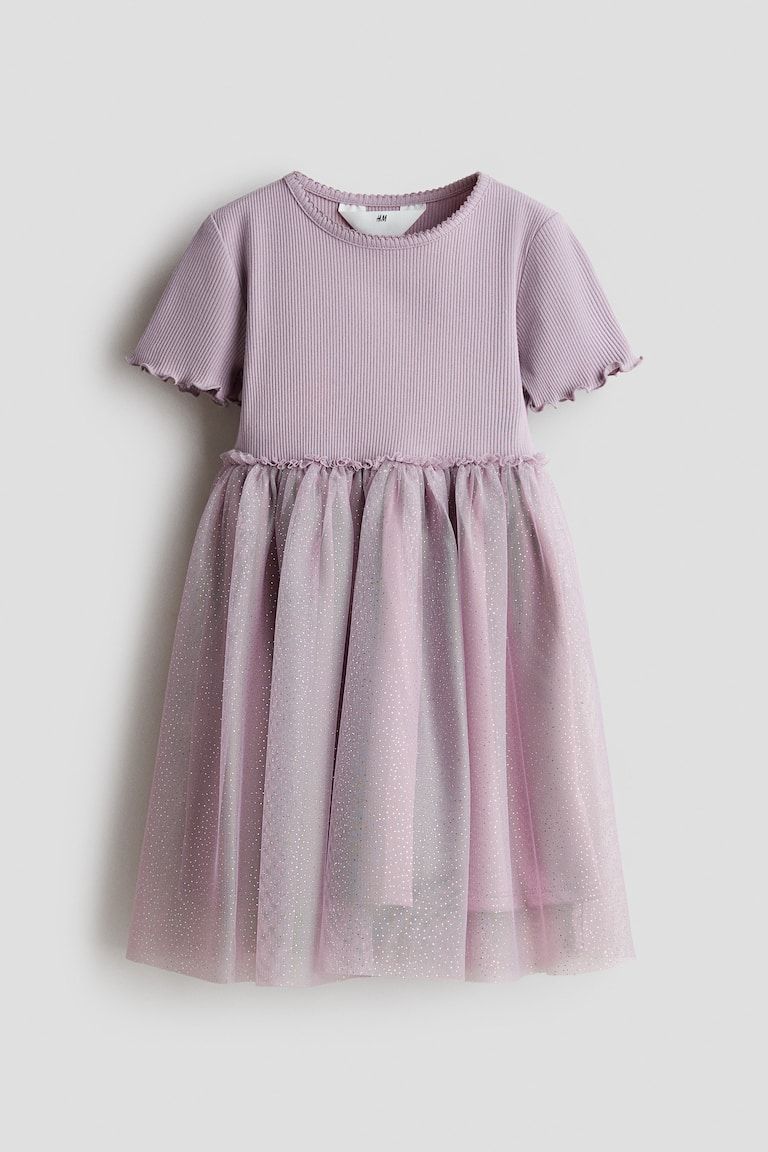 Dress with Tulle Skirt