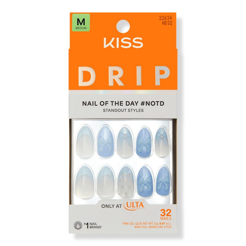 Drip Medium Press On Nails - Playful Drift
