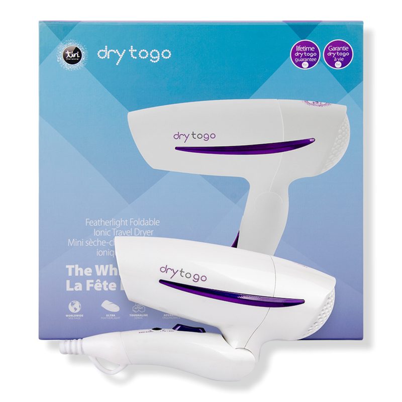 Dry ToGo Foldable Dual-Voltage Travel Dryer with Bag