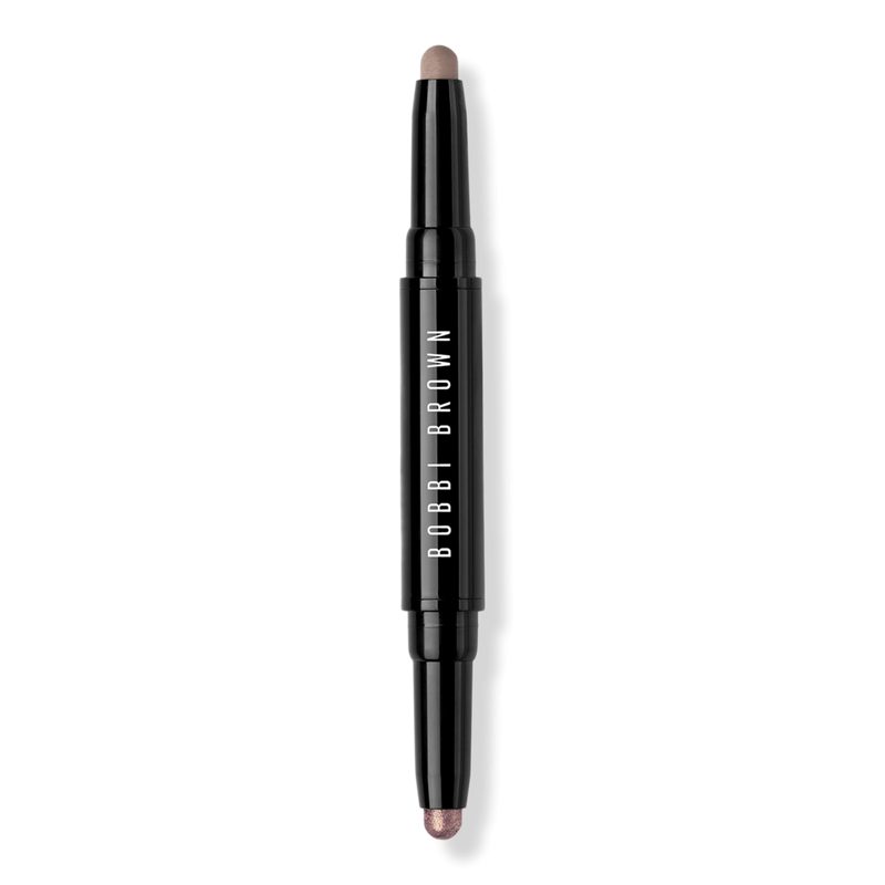 Dual-Ended Long-Wear Waterproof Cream Eyeshadow Stick - Pyrite/Muted Taupe