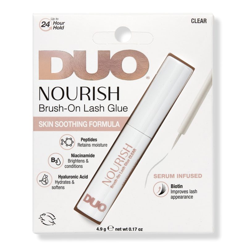 DUO Nourish Brush-On Lash Glue in Clear