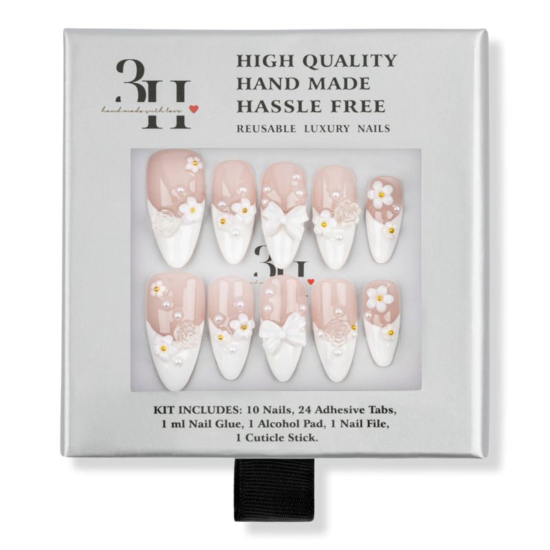 Elegant Vows Handmade Press-On Nails - Small