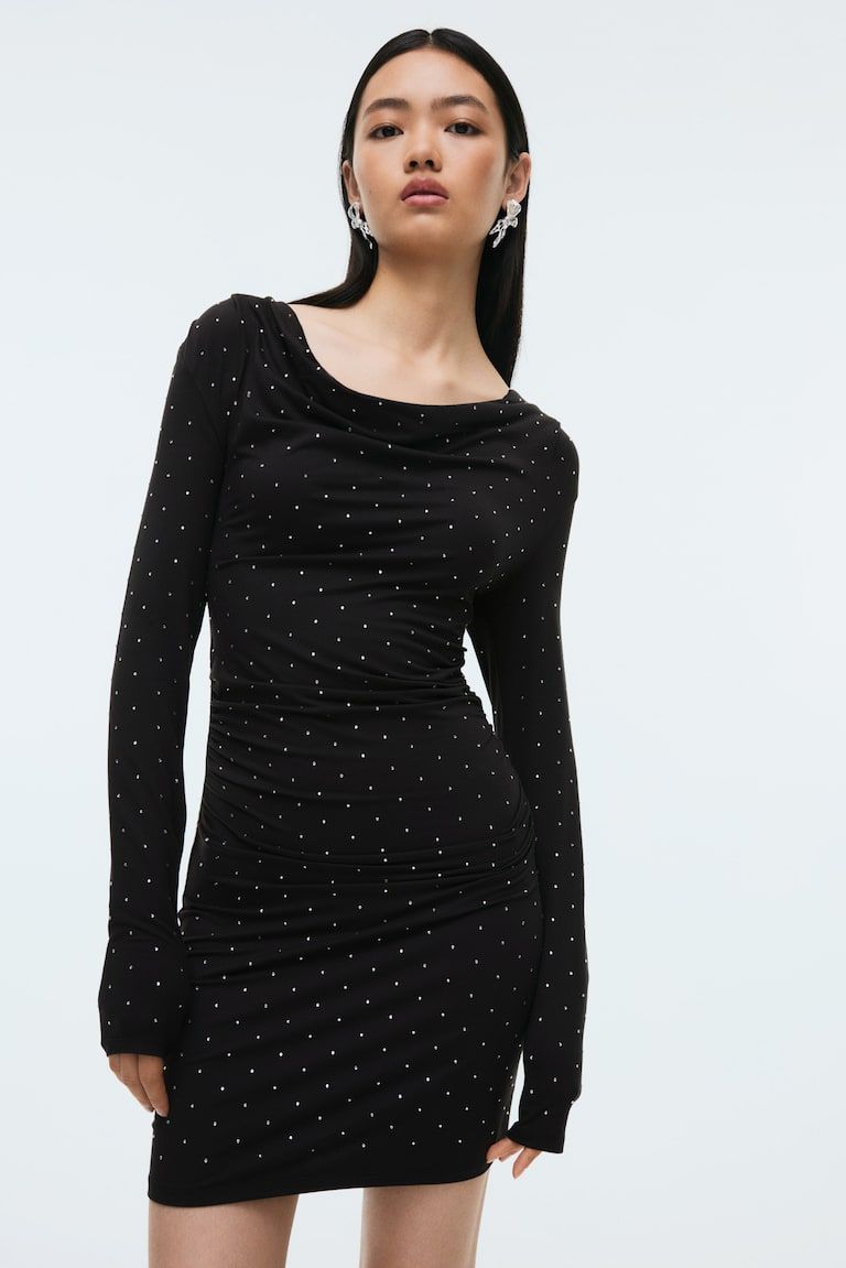 Embellished Mini Dress