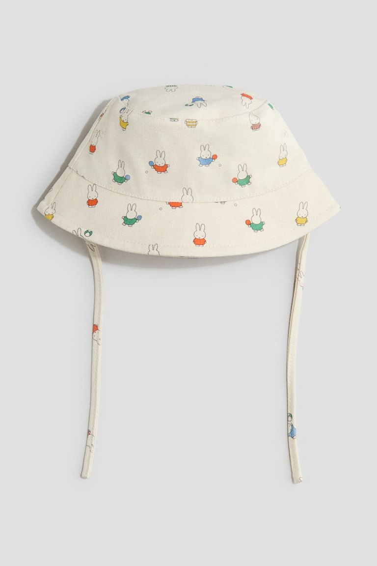Embroidered-Detail Cotton Bucket Hat