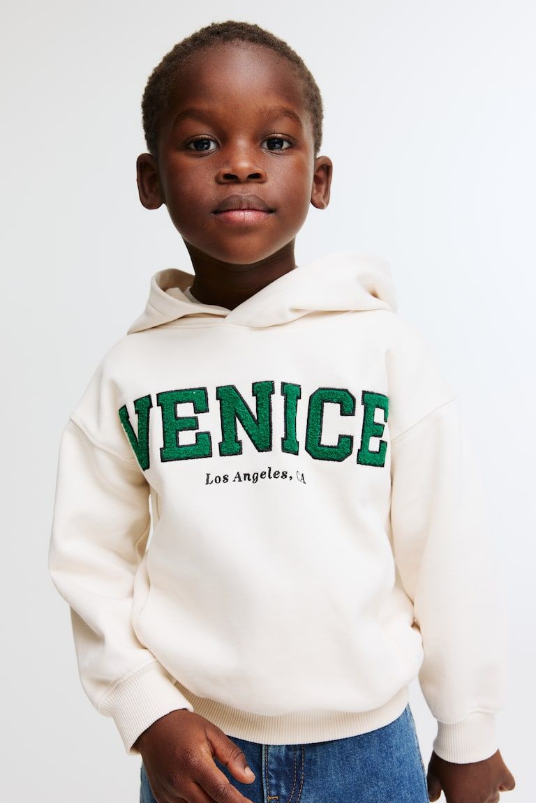 Embroidered-Detail Hoodie