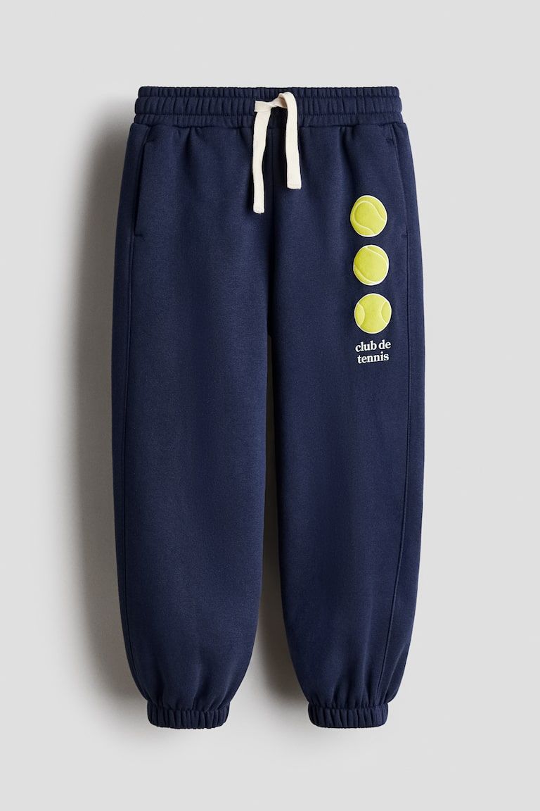 Embroidered-Detail Joggers