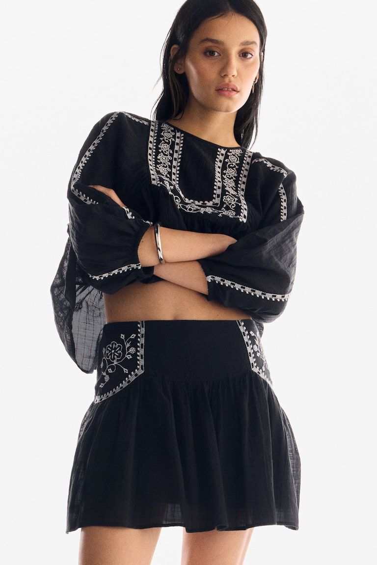 Embroidered Skirt