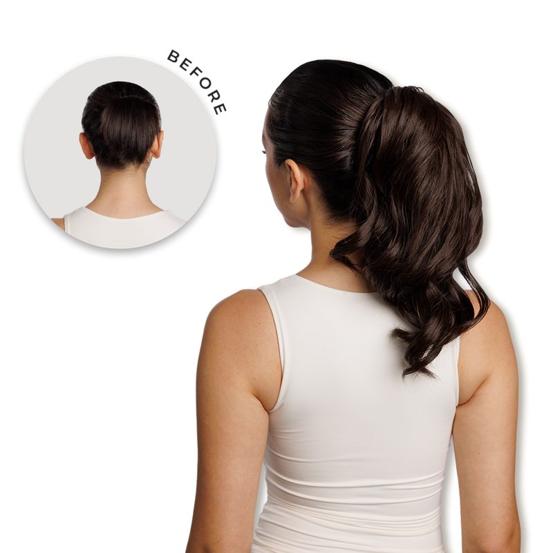 Emily Ponytail Extension - Dark Brown