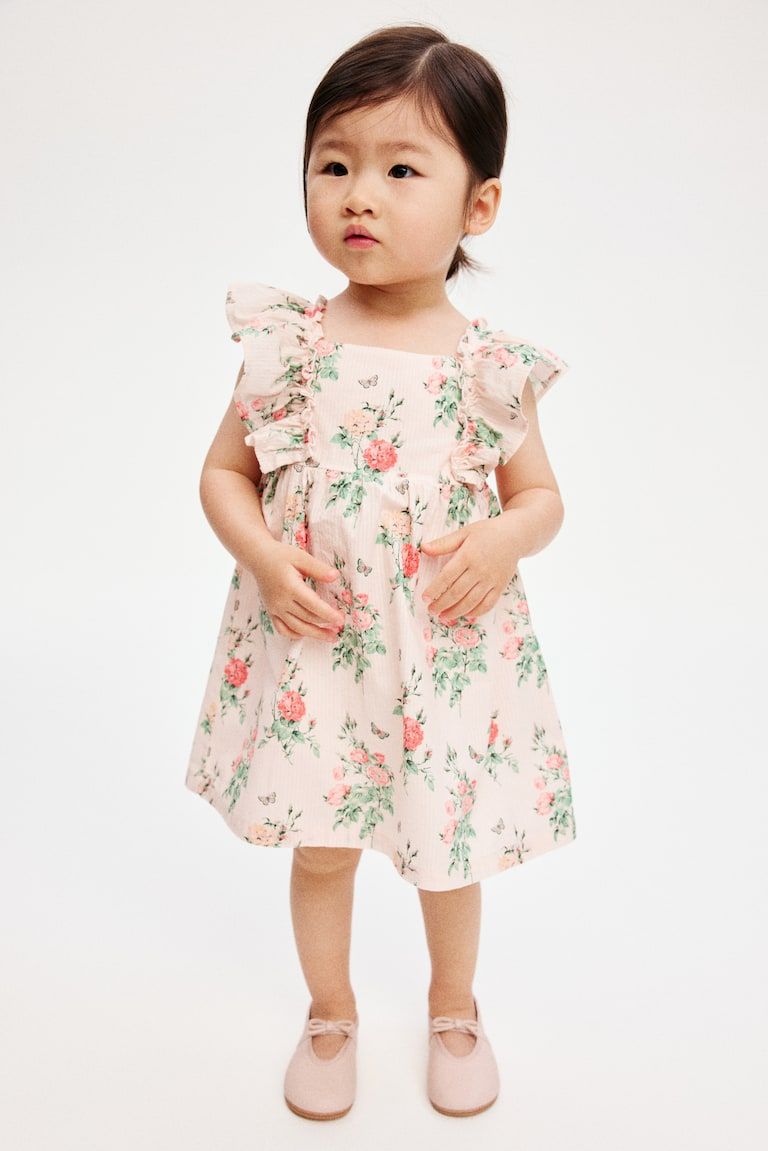Empire-Waist Cotton Dress