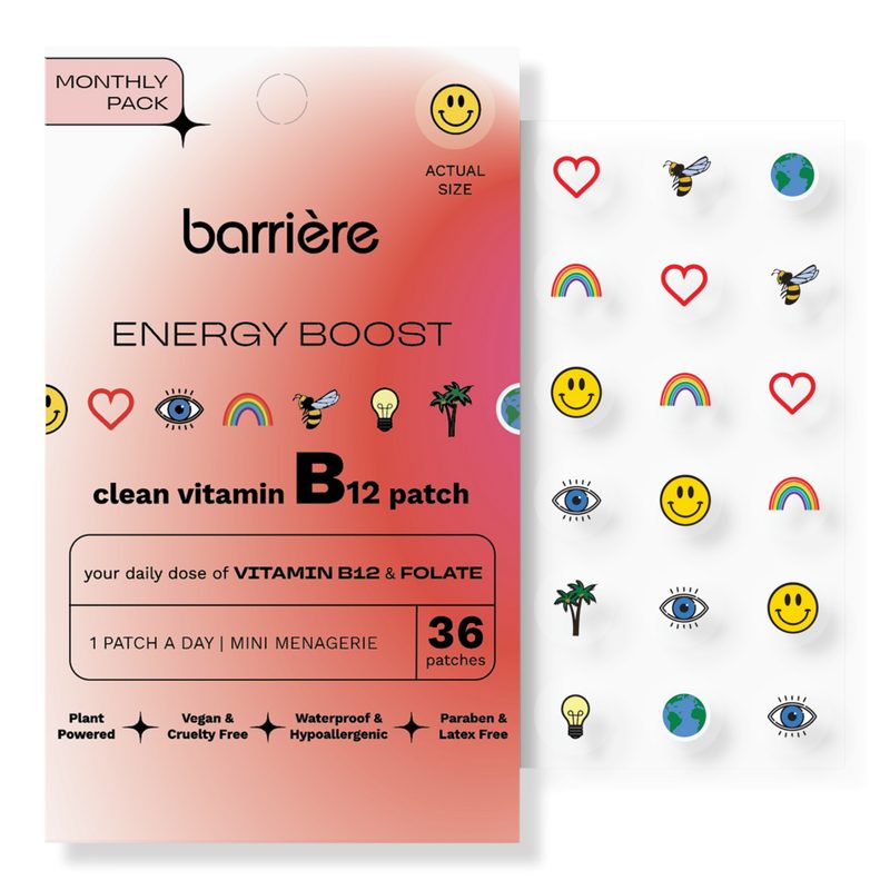 Energy Boost Vitamin B12 36-Pack - Icons