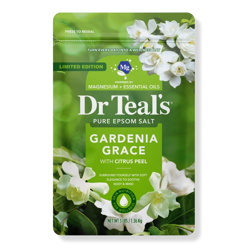 Epsom Salt Magnesium Soak, Gardenia Grace