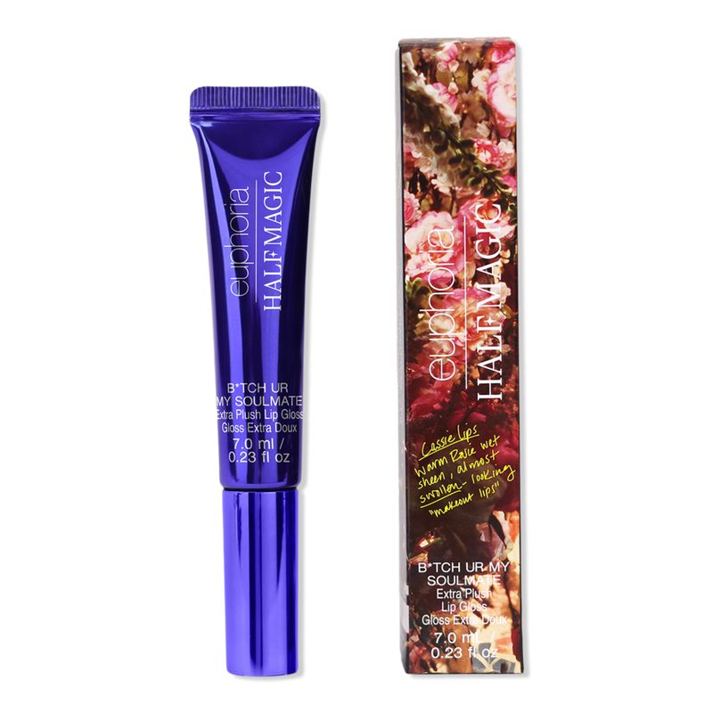 EUPHORIA X HALF MAGIC B*tch Ur My Soulmate Extra Plush Lip Gloss - Never Been Happier