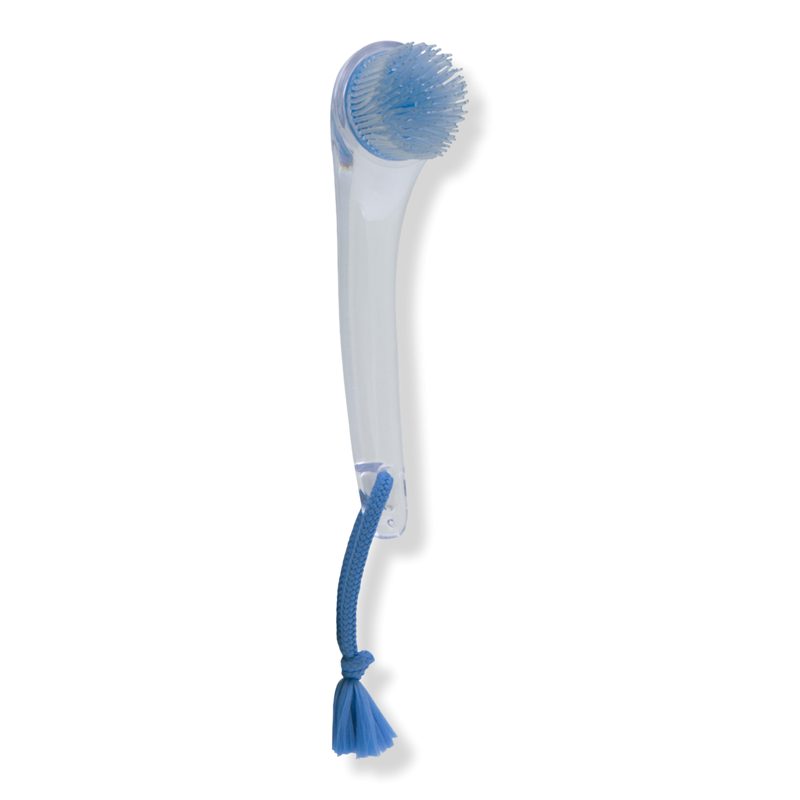 Exfoliating Facial Brush with Silicone Bristles - Clear