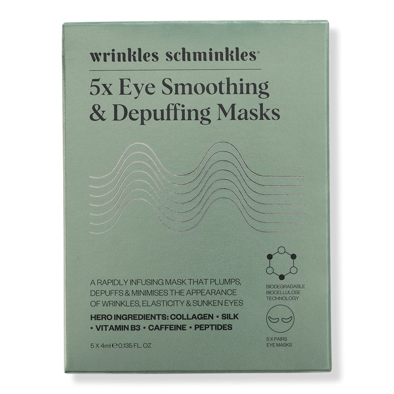 Eye Smoothing & Depuffing Sheet Mask - 5 Pack