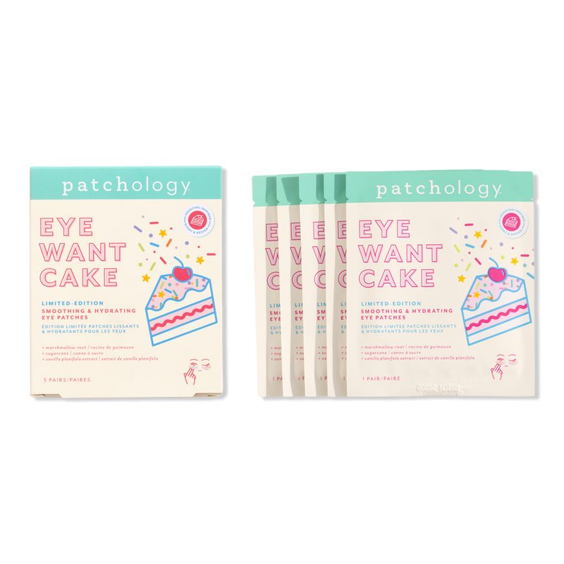 Eye Want Cake Smoothing & Hydrating Eye Patches - 5 pair