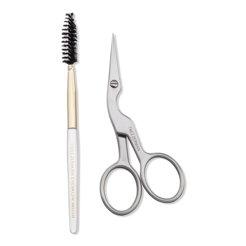 Eyebrow Shaping Scissors and Brush