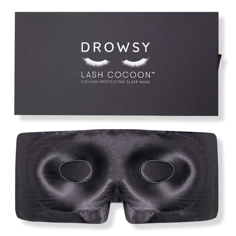 Eyelash Protecting Silk Sleep Mask - Moonlight Shadow