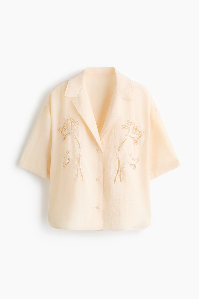 Eyelet Embroidered Shirt