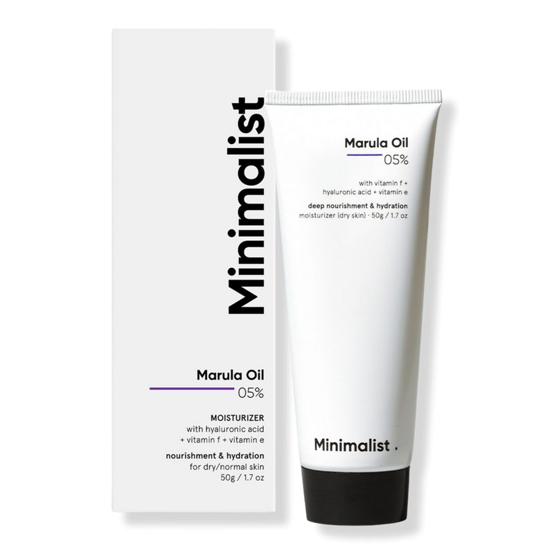 Face Moisturizer for Dry Skin with Marula Oil 5% & Hyaluronic Acid