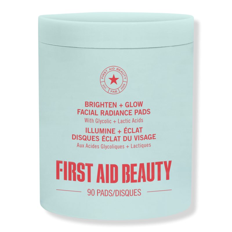 Facial Radiance Pads with Glycolic + Lactic Acids - 90 ct