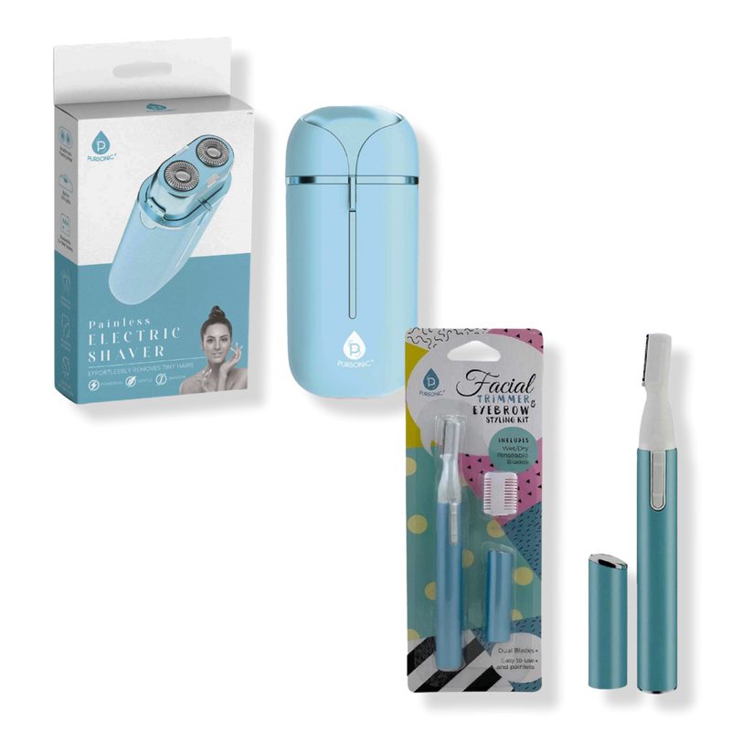 Facial Trimming, Brow Styling, and Painless Shaving in One Kit