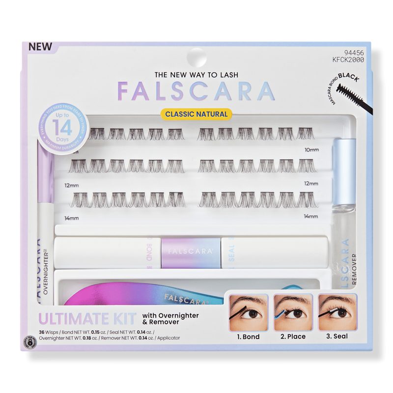Falscara Special Edition Starter Kit, Lash Clusters, Lengthening Wisps