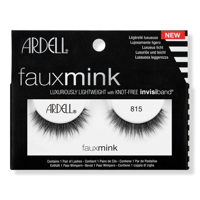 Faux Mink #815 False Eyelash, Lightweight with Invisiband