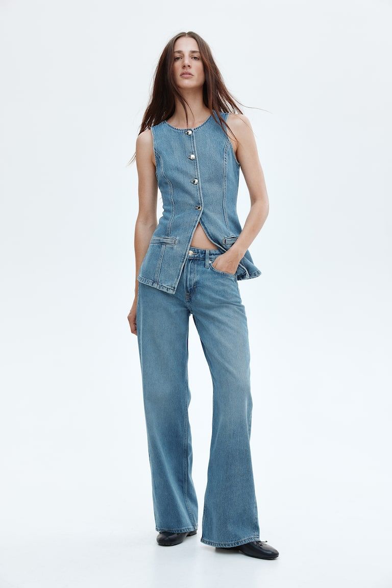 Feather Soft Wide Regular Jeans