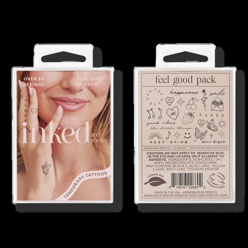 Feel Good Temporary Tattoo Pack