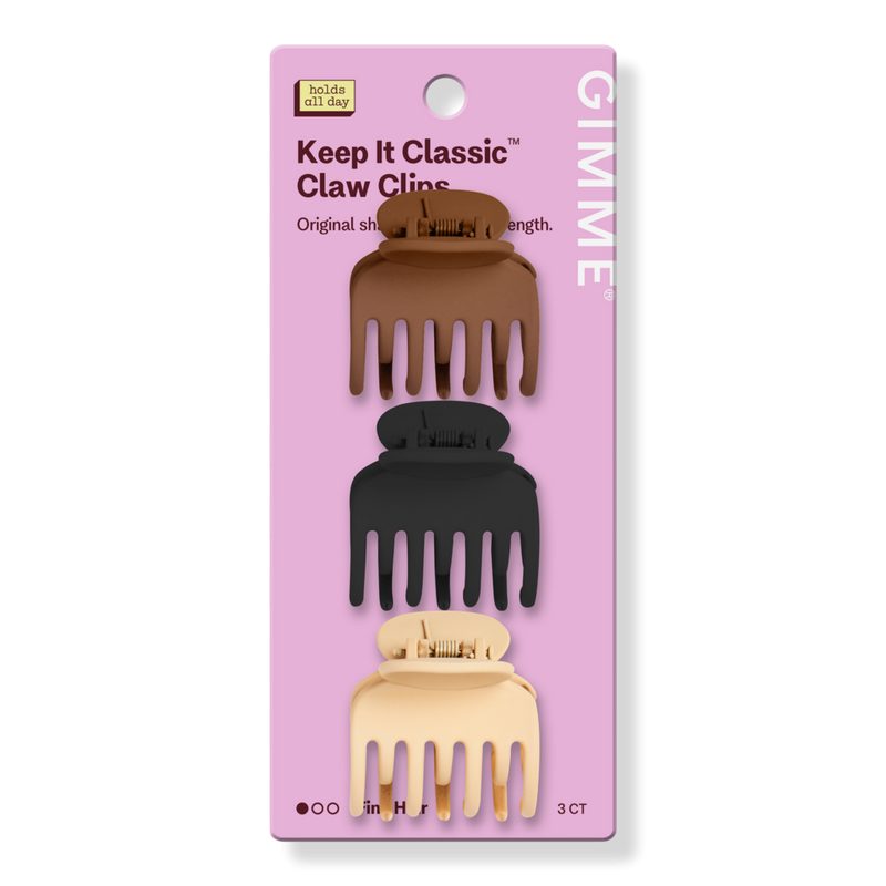 Fine Hair Double Teeth Claw Clip