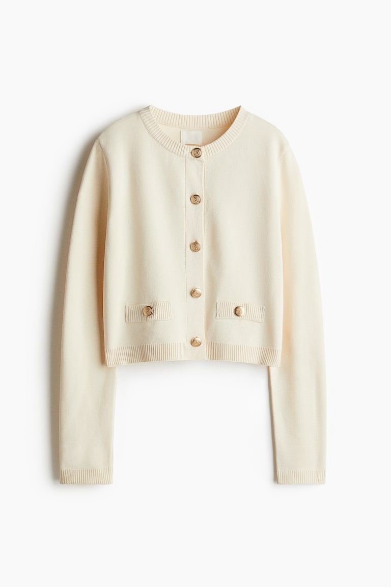 Fine-Knit Cardigan