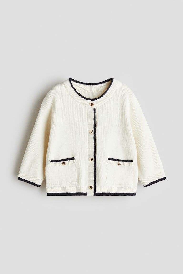 Fine-Knit Cardigan