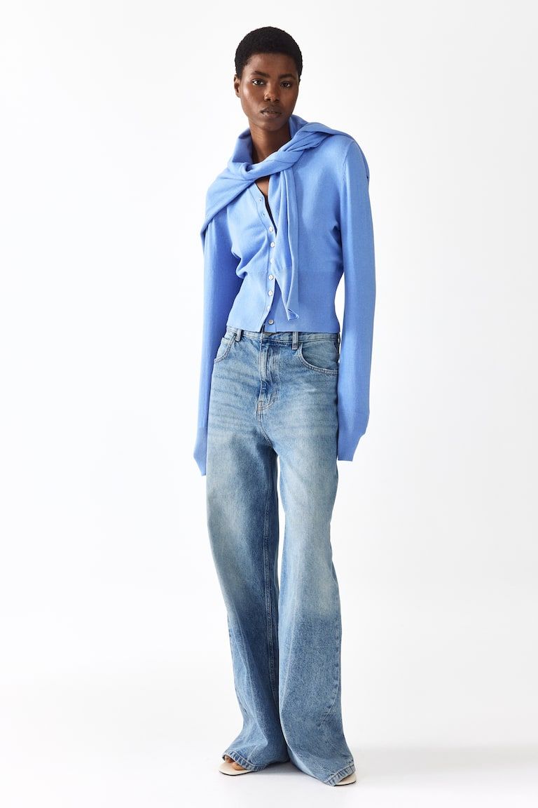 Fine-Knit Cardigan