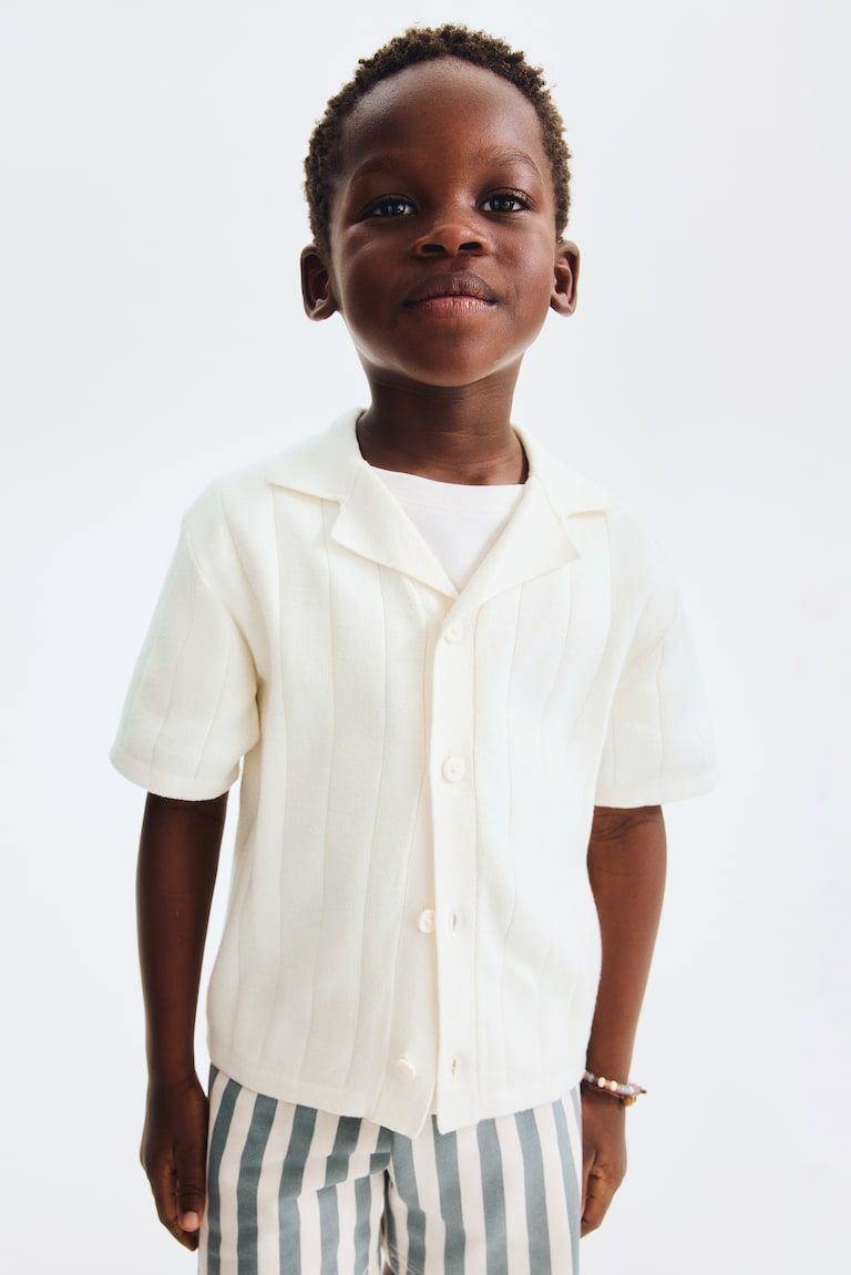 Fine-Knit Cotton Resort Shirt