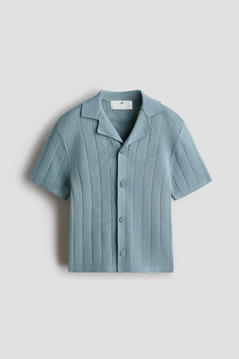 Fine-Knit Cotton Resort Shirt