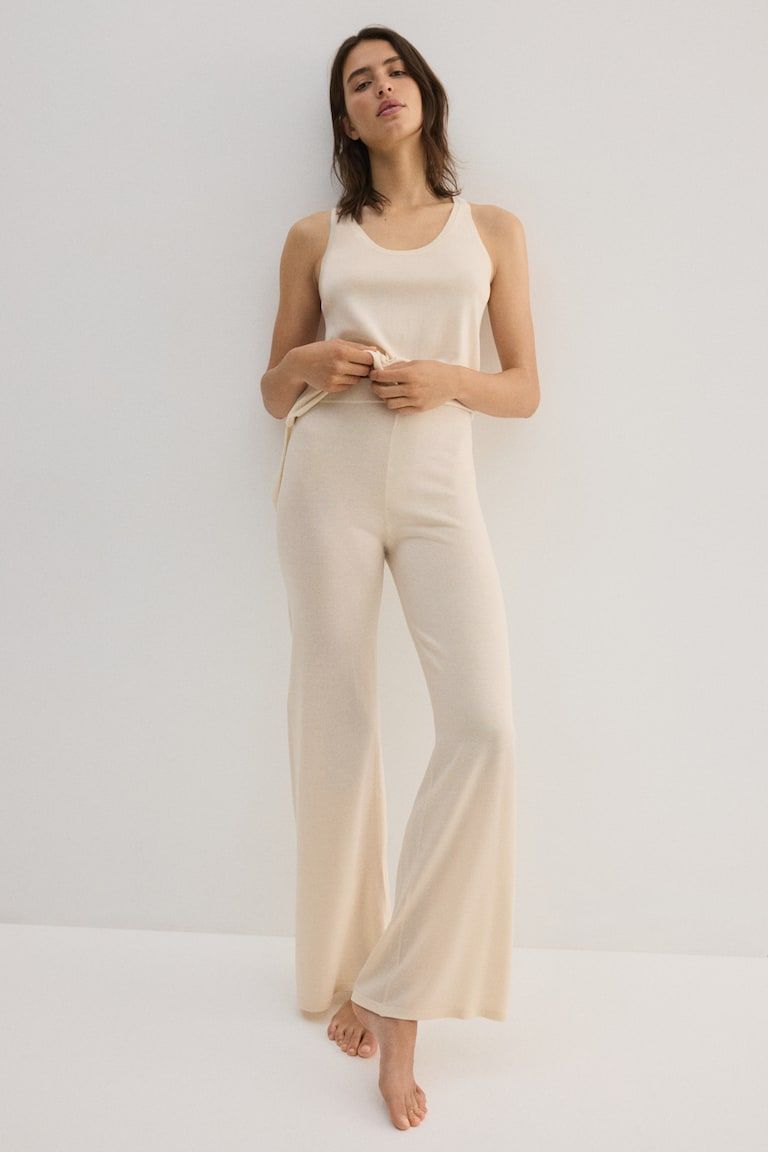 Fine-Knit Pants