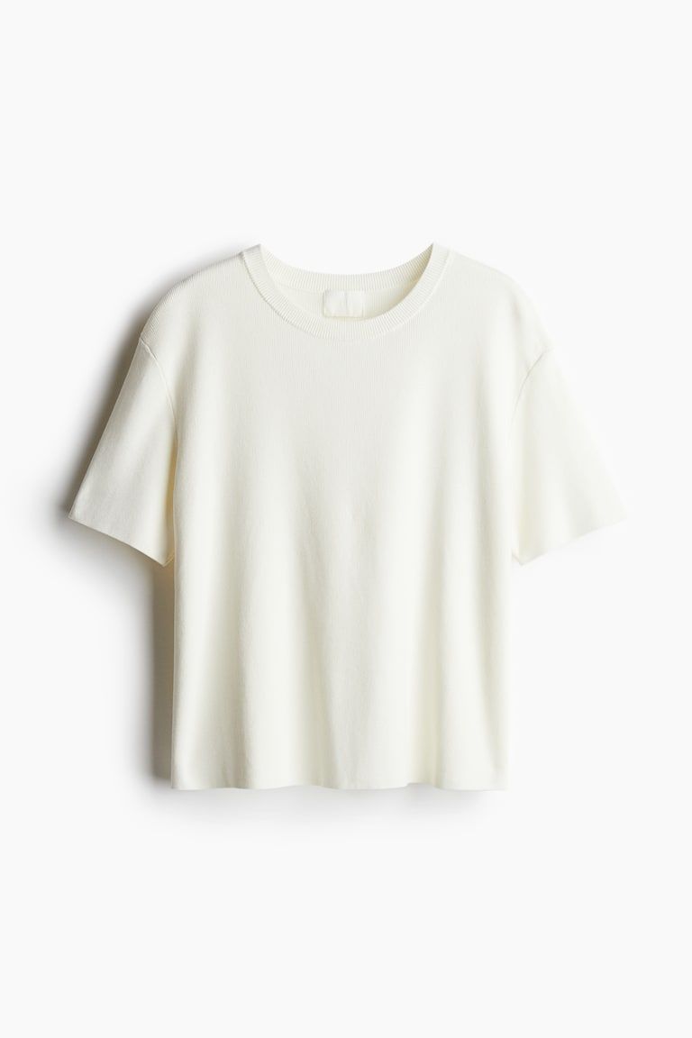 Fine-Knit T-Shirt