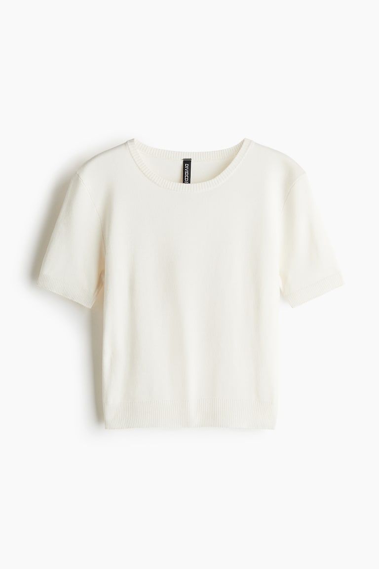 Fine-Knit T-Shirt