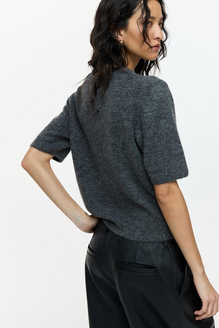 Fine-Knit T-Shirt